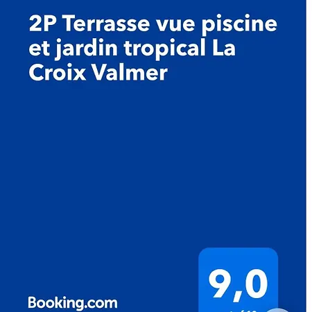 2p Terrasse Vue Piscine Et Jardin Tropical Valmer Apartamento *